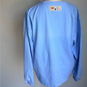 Vintage TIBI Blue and White Casual Shirt
